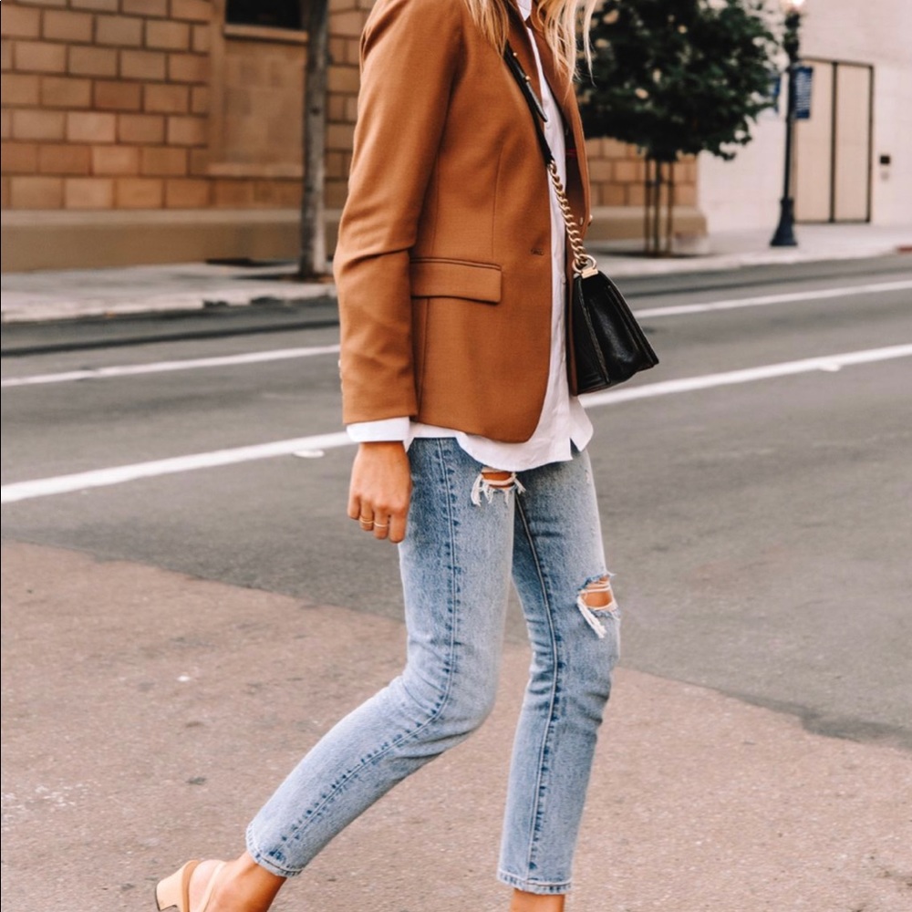 EUC J Crew camel 🐪 regent blazer tan jacket